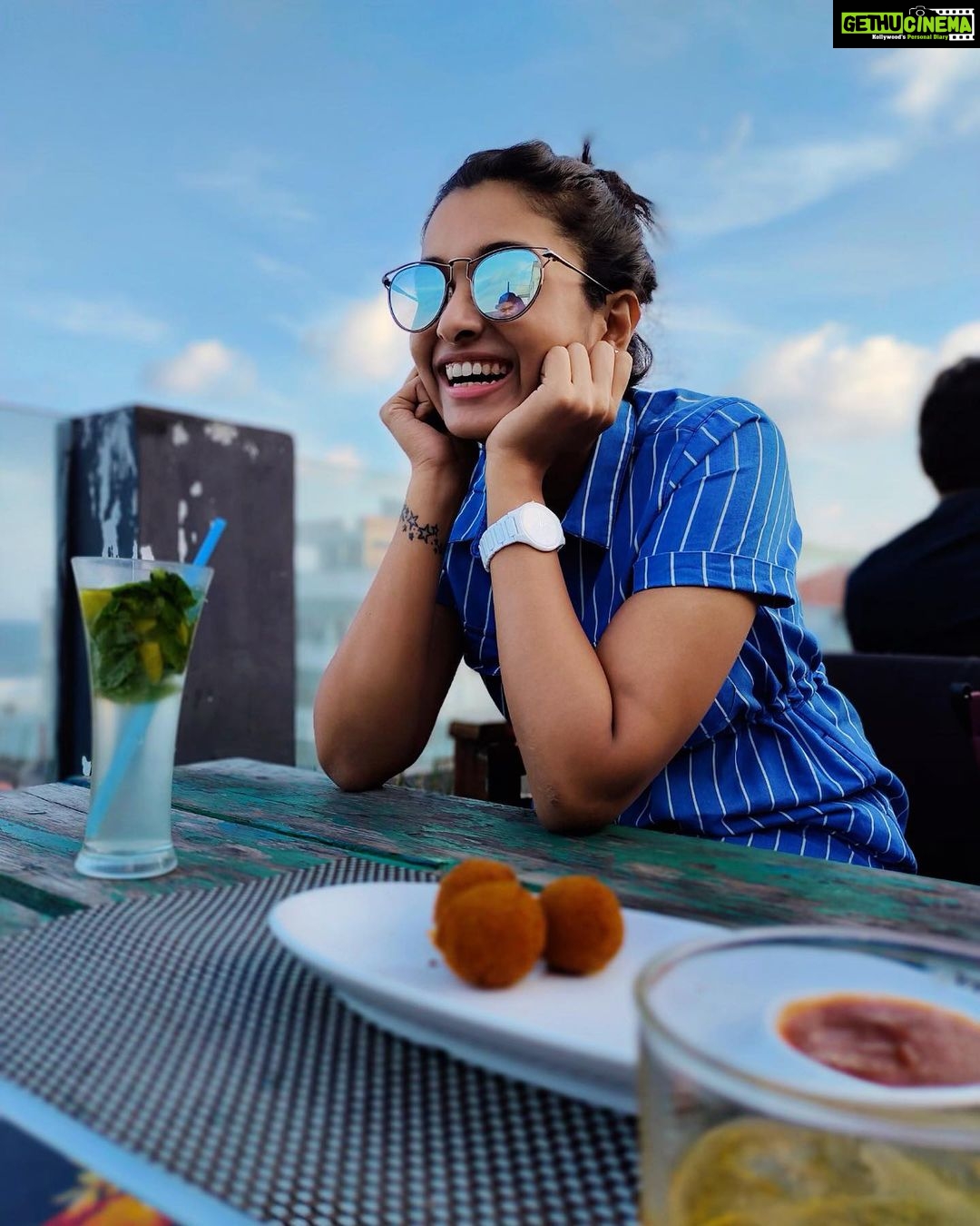 Priya Bhavani Shankar Instagram - Pic 1: I’ll look composed, you click ☺️ Pic 2: screw it 😬