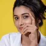 Priya Bhavani Shankar Instagram - No no.. noo 🤫 ‘Don’t show those teeth for a while’ series 😌 Styled by @anushaa13 HMU @viji_sharath PC @kiransaphotography