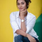 Priya Bhavani Shankar Instagram - No no.. noo 🤫 ‘Don’t show those teeth for a while’ series 😌 Styled by @anushaa13 HMU @viji_sharath PC @kiransaphotography