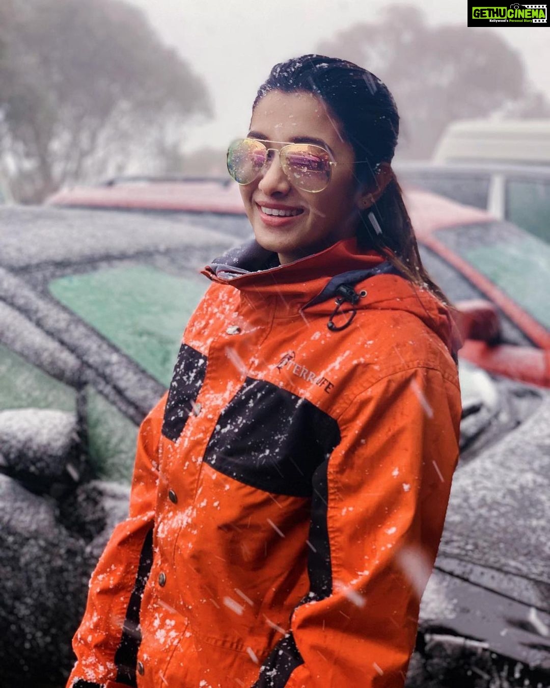 Priya Bhavani Shankar Instagram - First snow of that season ❤️