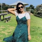 Priya Bhavani Shankar Instagram - ‘You look happier’ is the best energising compliment I received recently ❤️ about the pic, when you step out of your resort and this is the view, call it a day already ☺️ #canolagarden Canola Fields