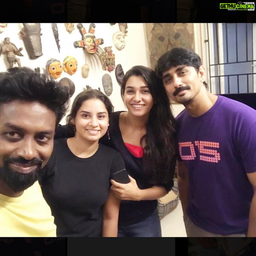 Priya Bhavani Shankar Instagram - So there has been situations where I refused to be a part of this man’s show when I was in channel and now I am unconditionally apologetic for being so judgmental and it’s unfortunate am getting to know you in person this late but better late than never😊 thank you Jagan na, vaan, Kavin&Vyasa for having us over❤️ and the welcome note is the sweetest, making me realise what a mean kid I was to our guests🙈 we should do this more with more food and love🤗