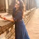 Priya Bhavani Shankar Instagram - #THROWBACK To all the beautiful memories😊 I can keep watching the sunrise the sunset and the stars and the moon and the sky all my life and keep gushing about it like forever ☺️ Angkor Wat, Siem Reap, Cambodia