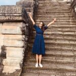 Priya Bhavani Shankar Instagram - #THROWBACK To all the beautiful memories😊 I can keep watching the sunrise the sunset and the stars and the moon and the sky all my life and keep gushing about it like forever ☺️ Angkor Wat, Siem Reap, Cambodia