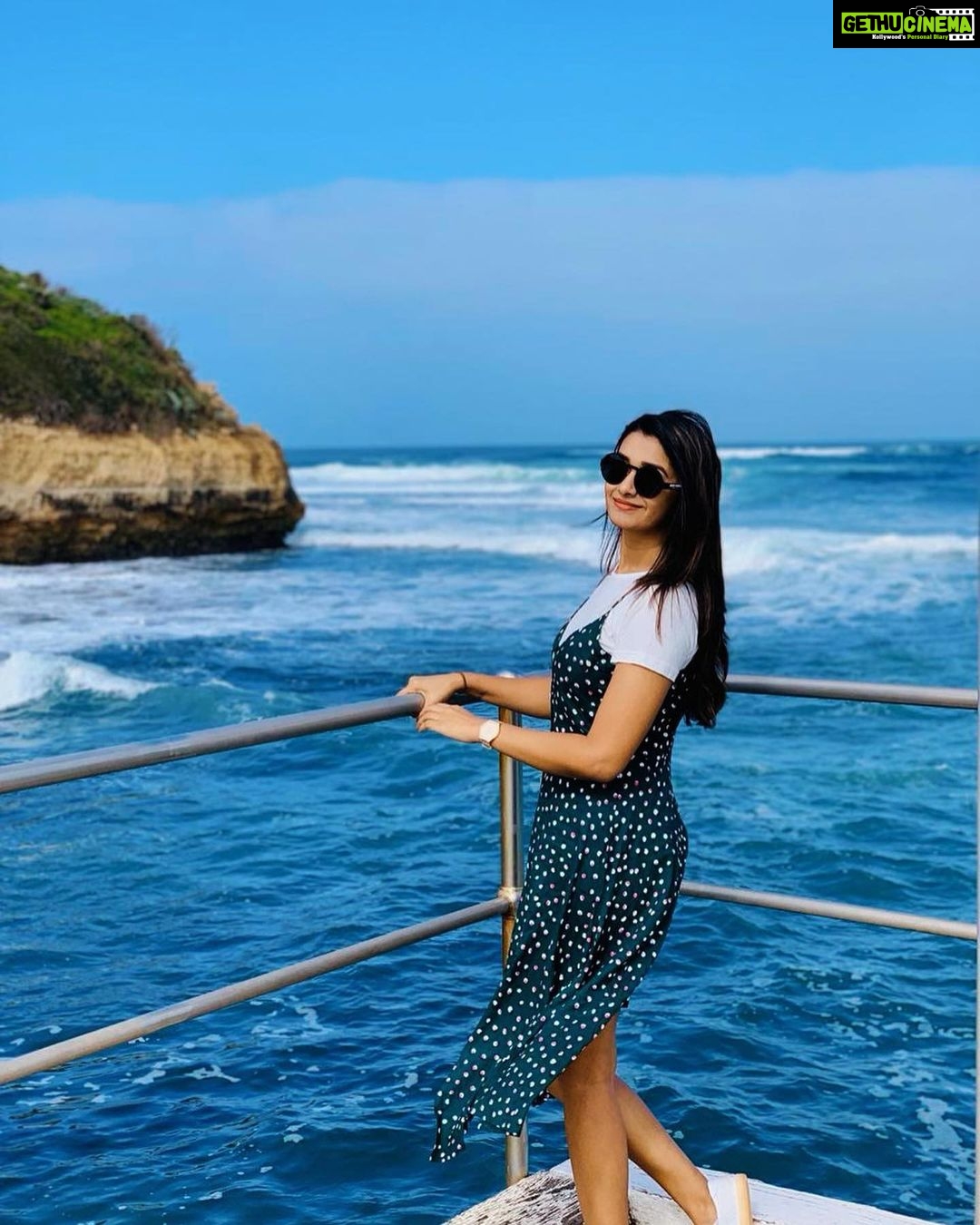 Priya Bhavani Shankar Instagram - ‘You look happier’ is the best energising compliment I received recently ❤️ about the pic, when you step out of your resort and this is the view, call it a day already ☺️ #canolagarden Canola Fields