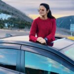 Priya Bhavani Shankar Instagram - Forever that girl who gets excited when the sky is in pretty colours ☺️ Falls Creek