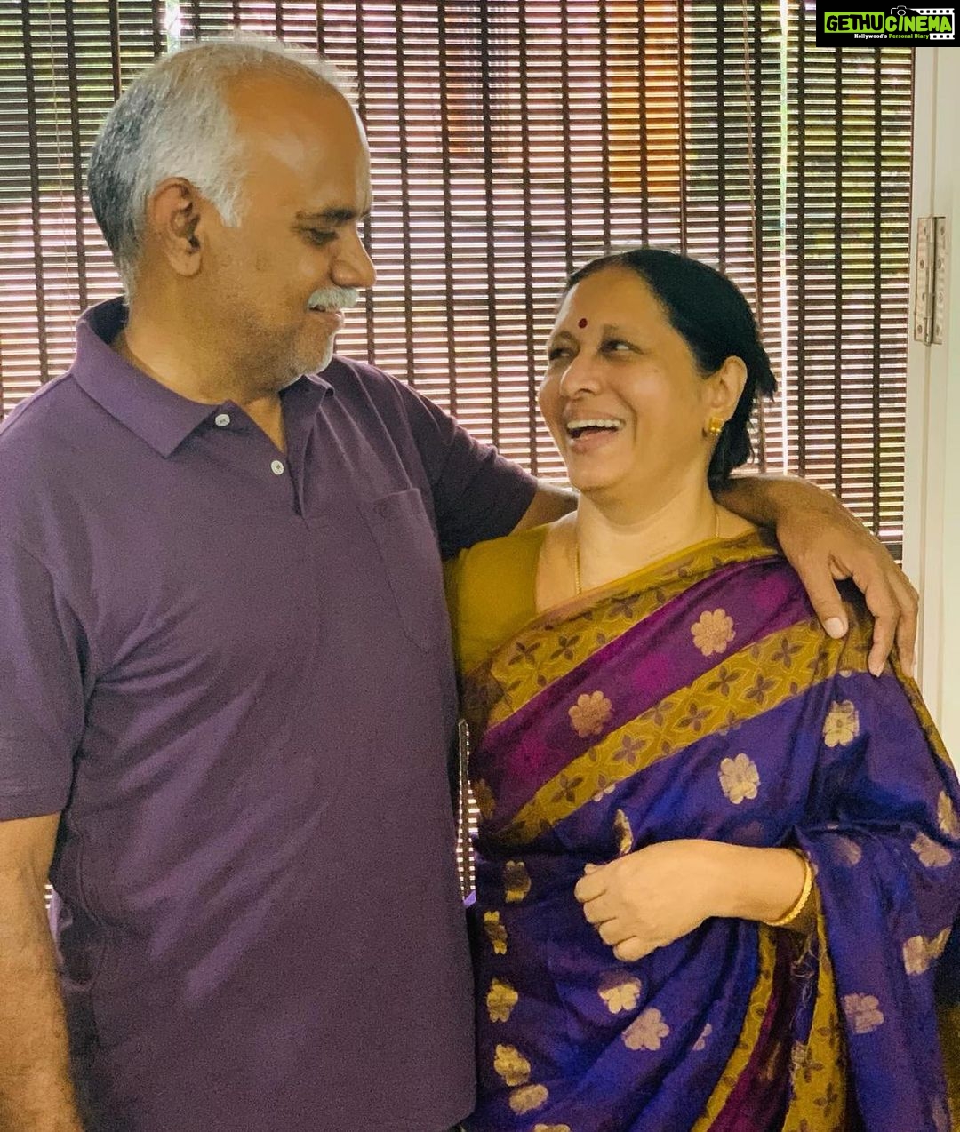 Priya Bhavani Shankar Instagram - So the plan is to live a life like this & stay in love like this forever❤️ happy anniversary paapu & daddy 🤩 you have set the standards high for us! we love you 🥰