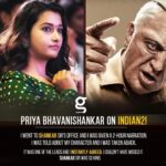Priya Bhavani Shankar Instagram - So this big thing has been exciting me for a while now. I believe in the universe and the universe gives you what you demand with your actions. But playing lead along side @ikamalhaasan sir and my fav @worldofsiddharth and our ‘Queen’ lady @kajalaggarwalofficial under Shankar Sir’s direction is a bunch of blessings at a shot😊 tell me about @anirudhofficial musical ❤️ #indian2