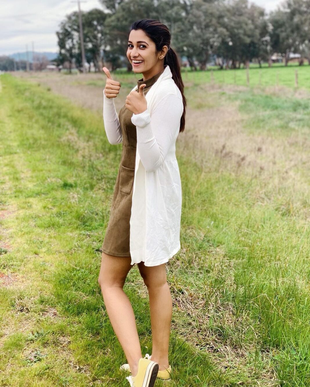 Priya Bhavani Shankar Instagram - Happiness on the face reflects the beauty of the place 🤗 #schedulebreaks #inbetweenshoots