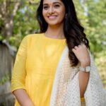 Priya Bhavani Shankar Instagram - Loved this yellow’ness as much as I love you @nandhitharamesh 😊 wearing @merasalofficial and when we don’t find a place to click pics @kiransa does it anywhere and makes it look apt😀 @kiransaphotography 🙏🏼