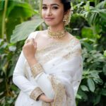 Priya Bhavani Shankar Instagram - Look out together and designed with lots of patience by @anjushankarofficial 😍 Jewelery - @rimliboutique Makeup - @perfektmakeover Photographer - @kiransaphotography thank you guys 😊