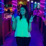 Priya Bhavani Shankar Instagram - MEMORIES 😀Yeaa I buy a new umbrella sized hat get obsessed and I don’t take it off even for dinner 🤷🏻‍♀🕵🏻‍♀ and my jigu jigu radium top with which I lit the street🙈 curiously watching a football match that we lost later that evening 😒🙇🏻‍♀ eat some weird yet yummy stuff and forget the sadness🤗 #memories #spotted #eatdrinksleep