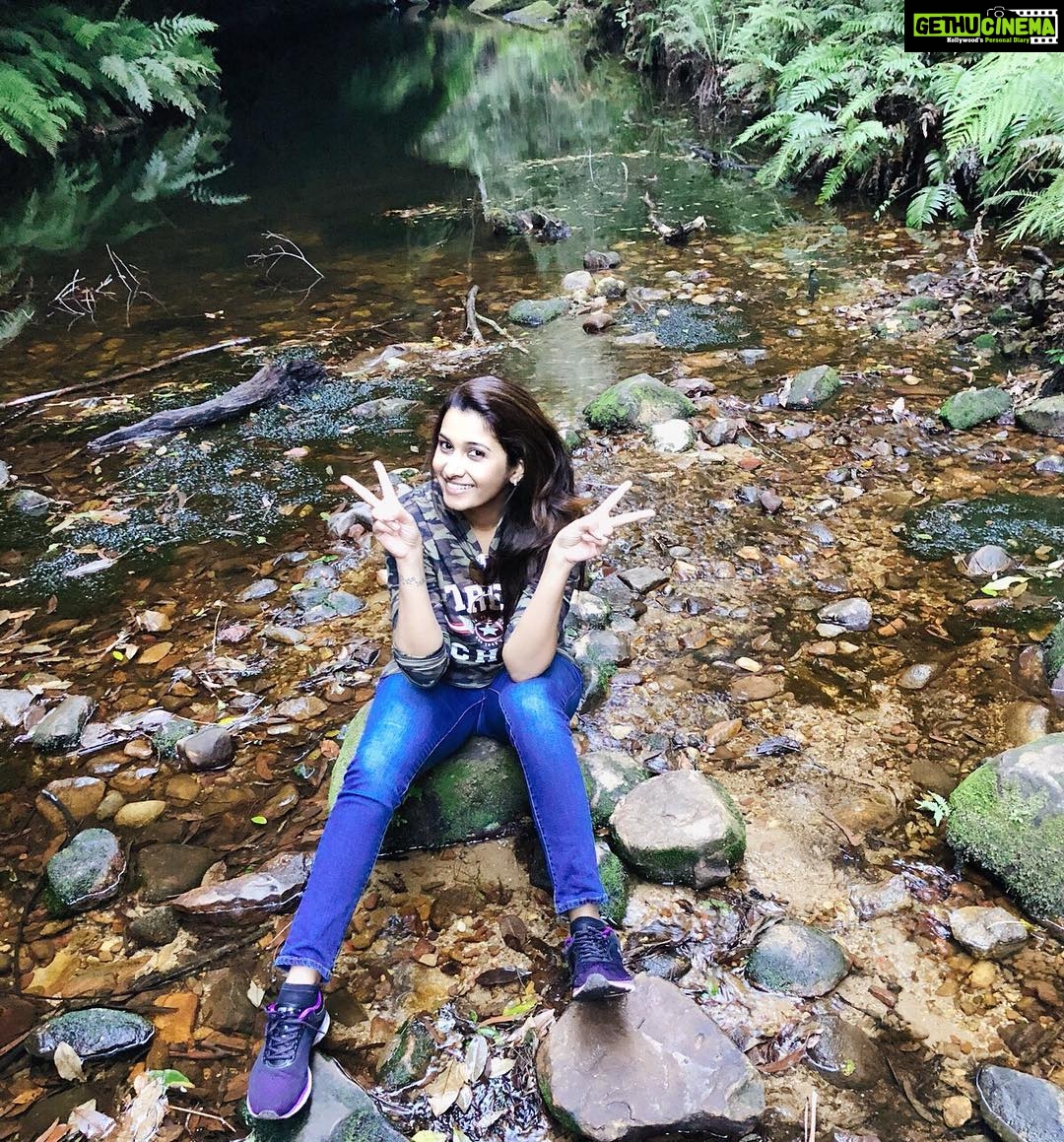 Priya Bhavani Shankar Instagram - the beauty and serene of this place. Sunlight through the woods and the glare over water😊#nemophilist #walkdowntheforest
