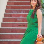Priya Bhavani Shankar Instagram – Curious love for green from @teoriindia 😊 styled HMU by @perfektmakeover and @arunprasath_photography thanks for the pic😊