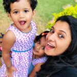 Priya Bhavani Shankar Instagram – two little power factories💪🏼👻 #showstealers #dramaqueens Bangalore, India