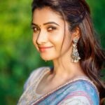 Priya Bhavani Shankar Instagram - நீங்காத புன்னகை ஒன்று! 😊 Outfit: @thenehstore Jewellery: @merojewellery Styled by: @nikhitaniranjan PC: @arunprasath_photography