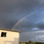 Priya Bhavani Shankar Instagram – The moment it is sunny and it rains and it shows and it goes😊 #doublerainbow🌈🌈