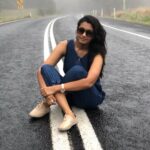 Priya Bhavani Shankar Instagram - En route forest 🌳 #mistymornings #forestwalks nadutheruku vandha moment😝