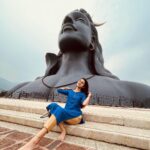 Priya Varrier Instagram - ✨🧿 Adiyogi Shiva statue