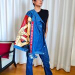 Priyamani Instagram - Denim is a love that never fades …. ❤️❤️ Jacket …. @hoozinc Styling … @monavangari HMU… @pradeep_makeup @shobhahawale #airportlook #actorslife