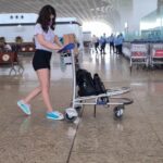 Radhika Madan Instagram - Lo chali main💃 #enroutehome #airportdiaries #reelsindia #reelsi̇nstagram