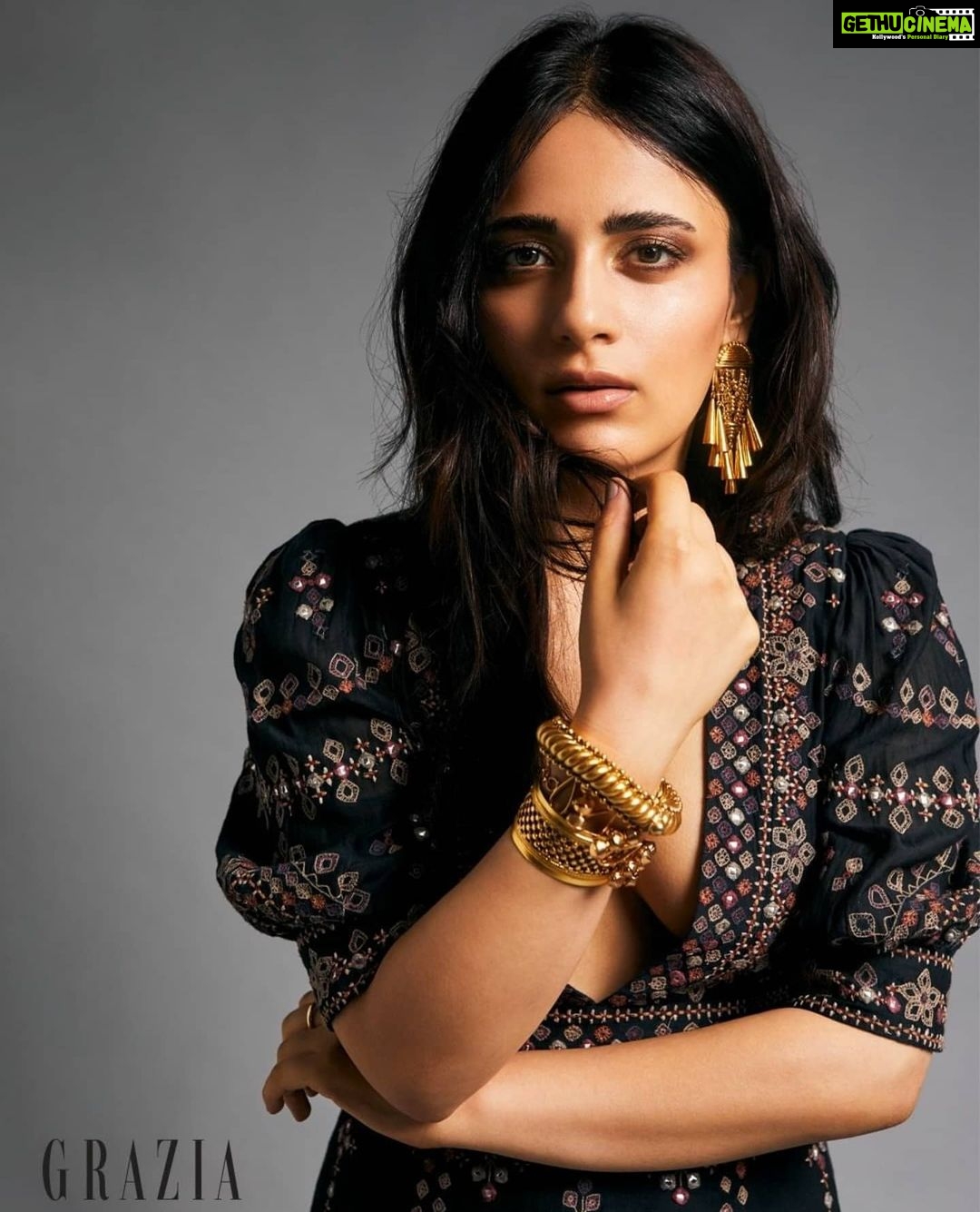 Radhika Madan Instagram - Vulnerability is the new black.🖤 @graziaindia