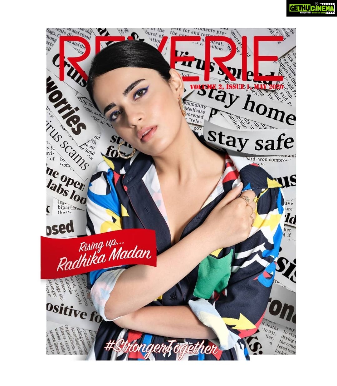 Radhika Madan Instagram - Anniversary special issue for @reverie.india #strongertogether ❤ Repost: - Concept and story by @mitalig_ and @shahriyar_adil - Cover design by @real_anupam - Photography by @devsphotographyofficial - Styling by @sukritigrover - Media Director @raindropalterego