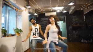 Radhika Madan Instagram - Had a blast dancing with Mr Jaadugar!😋 @shazebsheikh #shazebsheikhchoreography