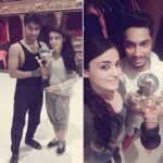 Radhika Madan Instagram – The picture on the left was taken a year back..that day we were rehearsing late at night and somebody  forgot to take back the dummy trophy.. We took the opportunity and clicked a picture with it deciding we’ll post it the day we’ll win the REAL trophy but unfortunately we got eliminated from the show quite early ..that day this guy made a promise to me that he’ll win the trophy and will hand it over to me no matter what! It took him a year of hardwork..blood ..sweat..tears but he did it! He kept his promise and came directly to my house after winning the trophy! I was speechless when i saw him with the trophy and he just said ‘there you go..heres our trophy..sorry im a year late’ and i didnt know what to say ..i just hugged him ..we both were teary eyed ..and we sat down and recalled all our jhalak memories.I just want to say that you are the most hardworking guy i have ever seen.This is just the beginning many more winnings are yet to come.And thankyou for winning the trophy for us. Im really grateful to have you in my life.Thankyou for being such an inspiration.You deserve the sky.
Will always be there to support you.
The picture on the right was taken  day before yesterday.
@rishikaysh01

Thankyou all of you who voted for him.😊