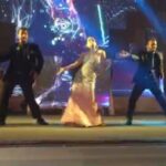 Radhika Madan Instagram - A glimpse of what we were upto last night!😁 #sangeet#gulabo#iknowhowimanageddancinginthisgown🙈 Ps- Sorry for the bad video quality.