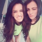 Radhika Madan Instagram - Us while shooting the title track of Mumbai Tigers! 😎😁 #MumbaiTigers