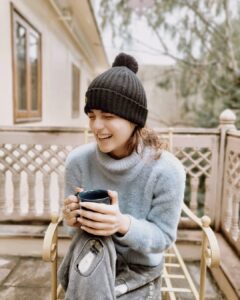 Radhika Madan Instagram - Cozy winter afternoons . .💙☃️