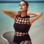 Raiza Wilson Instagram - Staring is my hobby 🥸 Styling - @stylekarma.bynupur Asst- @bhavini.12 Outfit-@angel_croshet Editing : @the_pixchanger