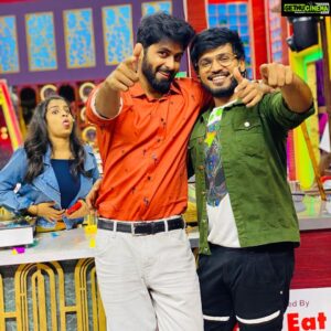 Rakshan Instagram - @vijaytelevision #cookwithcomali 
🥰🥰🥰🥰 #fun #fun #fun