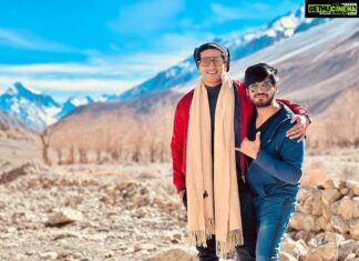 Rakshan Instagram - #himachal #friendshipgoals @dqsalmaan 💯🥰🏎🏔