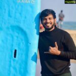 Rakshan Instagram - @surfturfindia 🏄‍♂️🌊 fun time thanks @makapa_anand anna for taking me😘