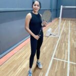 Ramya Subramanian Instagram - How we start playing (after a gap of 10 months ) >>>>> Swipe Left to see how we finish 😬🐒. #BadmintonLovers #BadmintonToday #YonexBadminton #badmintonindia #badmintonlife #badmintontraining #badmintontime #badmintonday