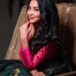 Ramya Subramanian Instagram - Some Light 🪔 Some Love ❤️ That’s all we need ….☺️ 📸 : @jahnavi.gunaseelan MUH : @pavash_ Blouse : @yuti_designer_blouse