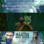 Rana Daggubati Instagram – Everyone is loving #Hrudayame, #AeHawa &  #Idayame! Have you heard it yet? 

Watch #Aranya, #HaathiMereSaathi & #Kaadan on the big screen with all the safety precautions releasing only in theatres on 26th March!

#InTheatresOn26thMarch #SaveTheElephants 

@swanandkirkire @adrizghosh @moitrashantanu @rituraj_official @javedali4u @haricharanmusic #Vanaamali @thevishnuvishal @pulkitsamrat @prabusolomonofficial @zyhssn @shriya.pilgaonkar @erosstx @erosmotionpics @erosnow