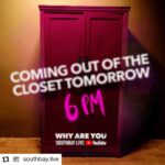 Rana Daggubati Instagram - #Repost @southbay.live • • • • • • All your wishes will be granted tomorrow at 6pm!! Stay Tuned to Southbay live! PS: leave the closet unlocked, will you? #southbay #southbaylive #ranadaggubati #rgv #yru #WhyAreYou