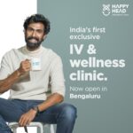 Rana Daggubati Instagram - IV therapy is an effective therapy that will keep you going. I felt more energetic, replenished and healthy! @happyhead.india #HappyHeadClinic #FirstIVClinicInIndia #IVTherapy #IntravenousDrip #HealthyLifestyle