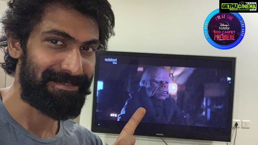 Rana Daggubati Instagram - Thursday is done just right with #DisneyPlusHotstarPremiere while I watch the new Disney+ Original - The Mandalorian! When Disney+ hotstar finally releases tomorrow, on the 3rd of April, I can't wait to explore so much more in Telugu. Sit at home guys, and watch your favourites with your family, on Disney+ hotstar. @hotstarpremium @hotstarVIP #stayhomestaysafe
