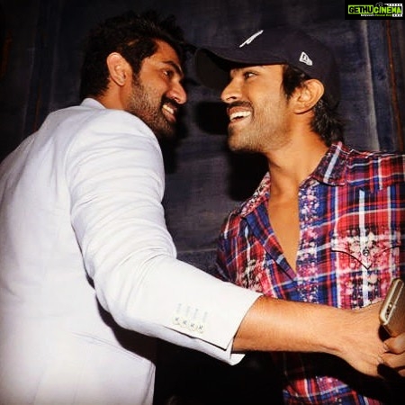 Rana Daggubati Instagram - And a happy happy birthday to you brother @alwaysramcharan ❤️❤️❤️ love u....missing too many things today!! Film Nagar