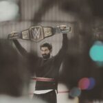 Rana Daggubati Instagram - An awesome day at work 🔥🔥 and my best souvenir from any commercial shoot ever period!! @sonysportsindia thanks for this ;) @WWE @WWEIndia @WWENetwork Hyderabad