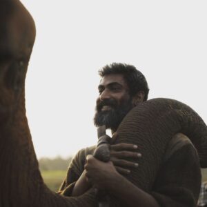 Rana Daggubati Instagram - #hugday #kaadan #aranya #haathimeresaathi @pulkitsamrat #VishnuVishal