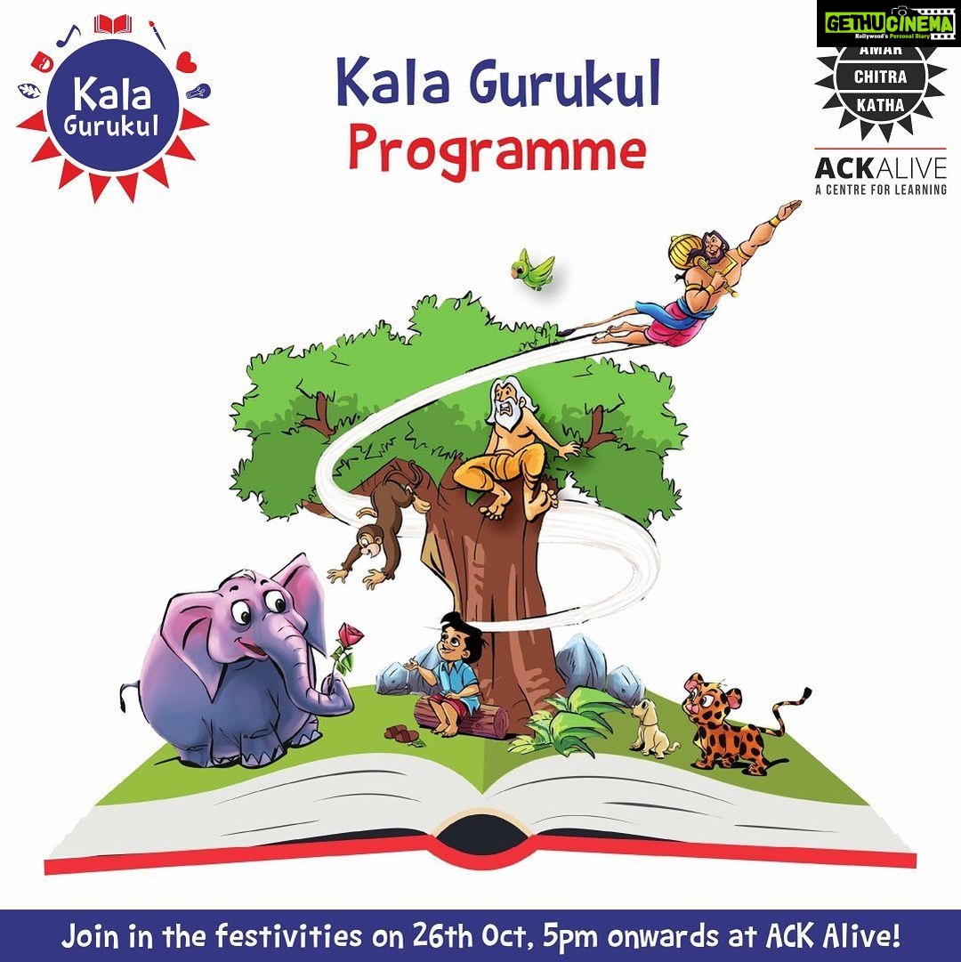 Rana Daggubati Instagram - ACK Alive is thrilled to launch Amar Chitra  Katha's flagship after-school programme - Kala Gurukul. Join in the  festivities on 26th Oct, 5 pm onwards. @ackalive @amarchitrakatha #ackalive  #