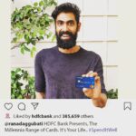 Rana Daggubati Instagram - Who says a man's lifestyle is affordable? Especially when you’re a Millennial. But I’ve now got a clear winner for life, #HDFCBankMillennia - A card that pays you to spend. So that football night with friends and lots of pizza? You’re In. Those Shoes? You’re Buying Them. To get your HDFC Bank Millennia Card DM @hdfcbank, cause it’s your life…#SpendItWell Powered by @mastercardindia