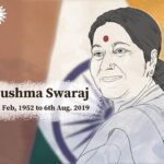 Rana Daggubati Instagram - We deeply mourn the untimely demise of Sushma Swaraj - courageous leader, true patriot, inspiring woman and compassionate human being. May she continue to live in the hearts of millions as an icon of all that is Indian. Illustration: Ketan Pal #amarchitrakata #SushmaSwaraj