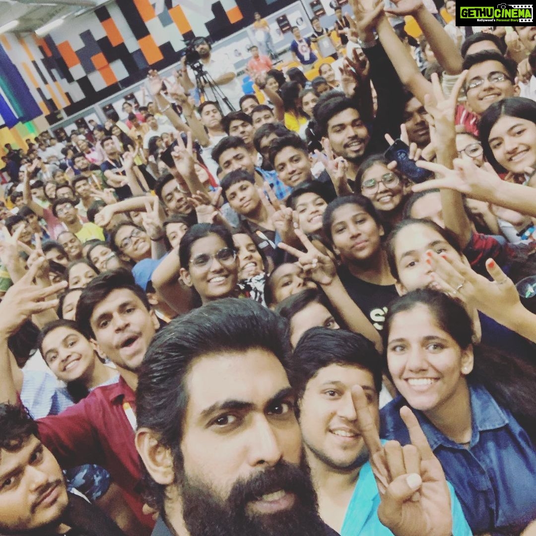Rana Daggubati Instagram - With the Future!! What a day. Thank you team @i_gen_plus #SoumayAggarawal Sonipat