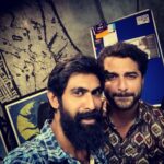 Rana Daggubati Instagram - Day ends with the #falaknumadas boys!! Such cool raw talent 😎😎👏 to many many more @vishwaksens 👍 Banjara Hills